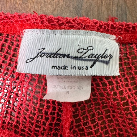Vintage Jordan Taylor Sequin Mesh Swimsuit Cover up Pants Women's Size Small - Picture 7 of 7